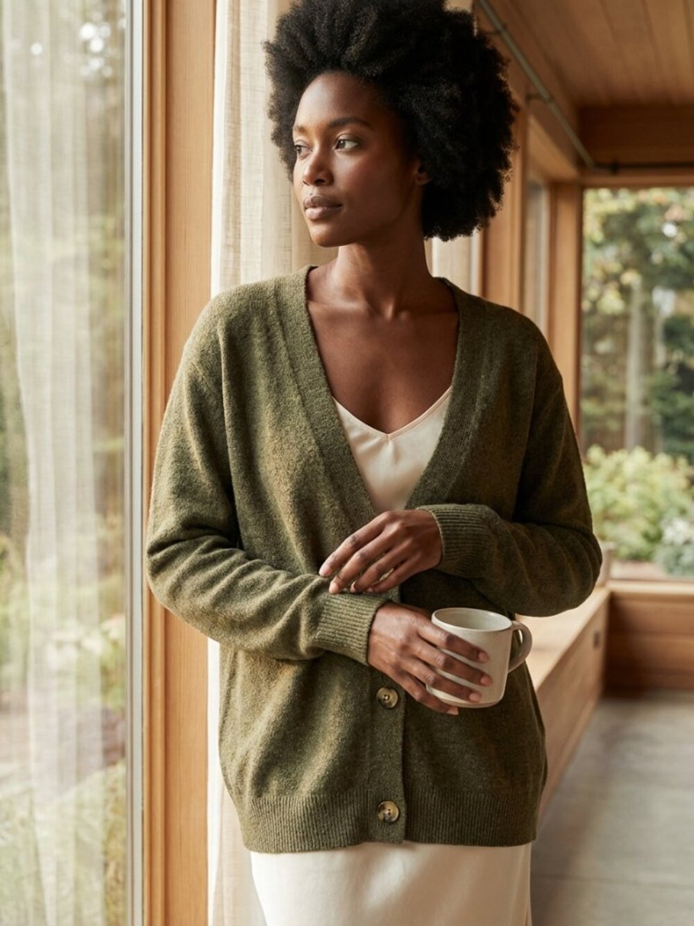 A New Day Green Cardigan, Great Condition, XXL